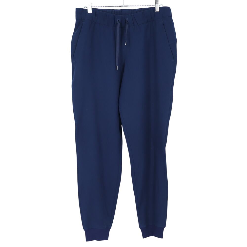 Lululemon On the Fly Jogger 28" True Navy Mid Rise Drawstring Women's 8